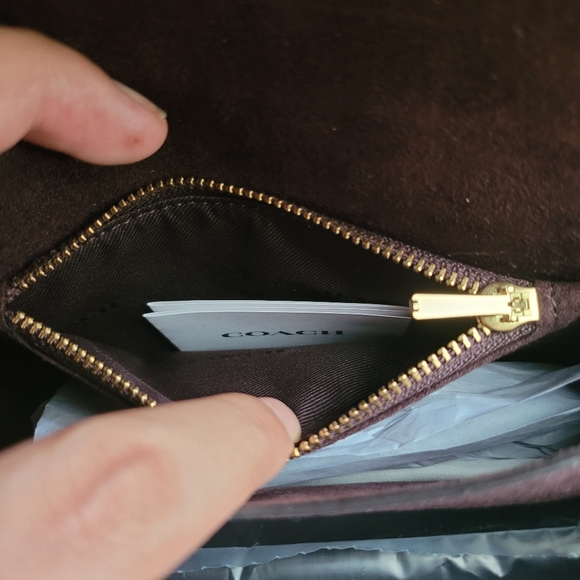Sold-Tabby Pebbled Leather Flap Bag- Deep Red - Picture 9 of 12
